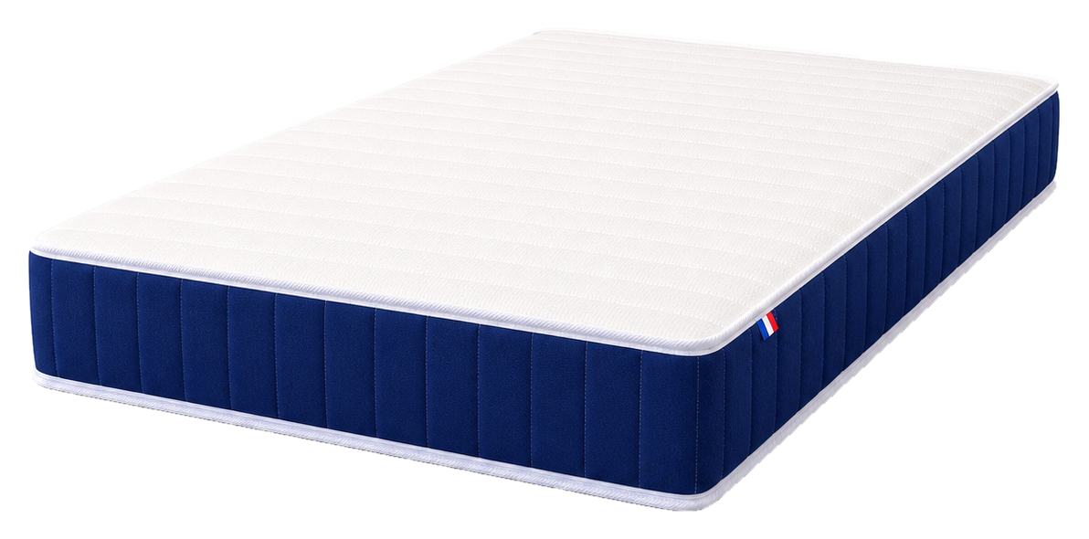 Matelas Hotello très ferme 20 cm – Densité 44 kg/m³ – Déhoussable